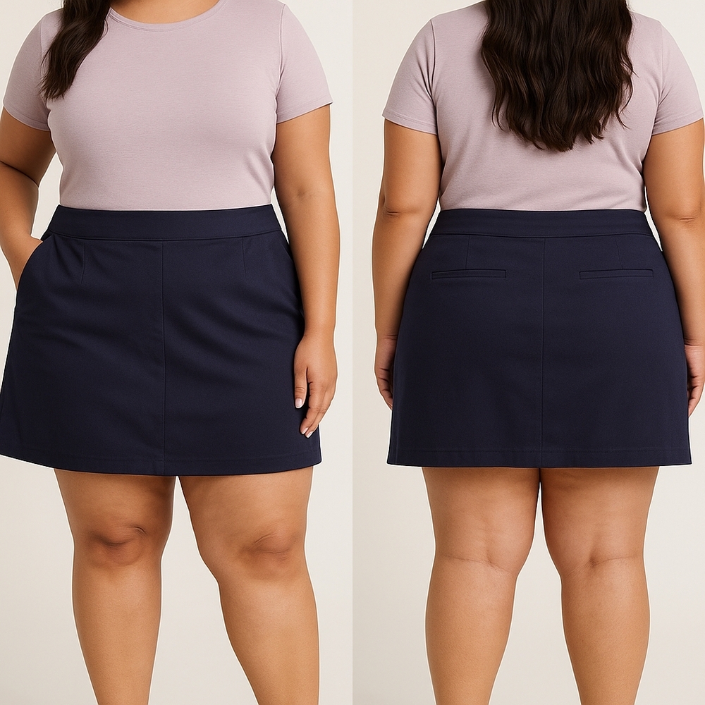 Zac & Rachel Woman Navy Blazer Skort – Size 18W NEW
